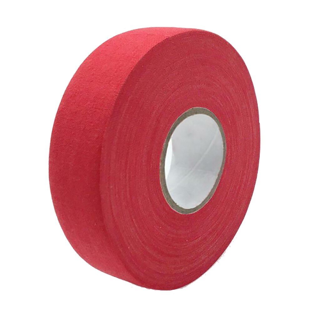 1 rull hockeyklubba tejp golfgrepp dubbelsidig tejp klubbor tejp 2.5cm*25m: Röd