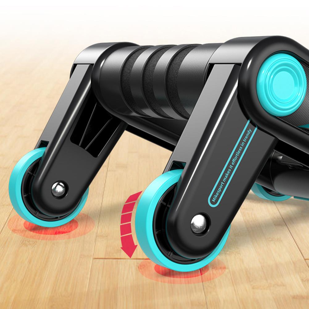 Abdominal Roller Wheel Push up Bars Ab Workout Wheels Trainers Exercise Fitness Equipment for Home Gym