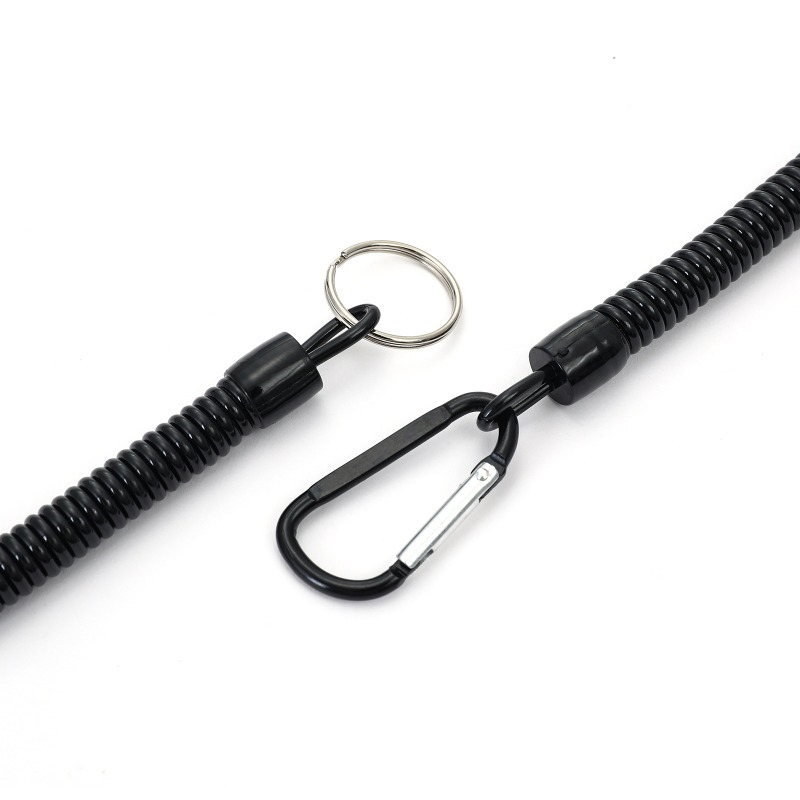 Elastisch intrekbaar sleutelhanger Anti-verlies Lanyard Multifunctioneel voor badgehouder Vissen Veiligheidstouw