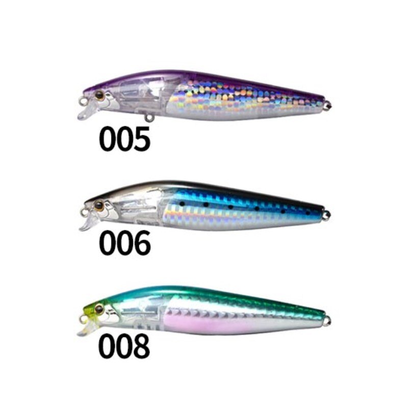 Hunthouse woblere fiskeri lokker 99mm 15g flash boost minnow lokker wolfram vægt system flydende lokkemad dybde 0.1-0.3m