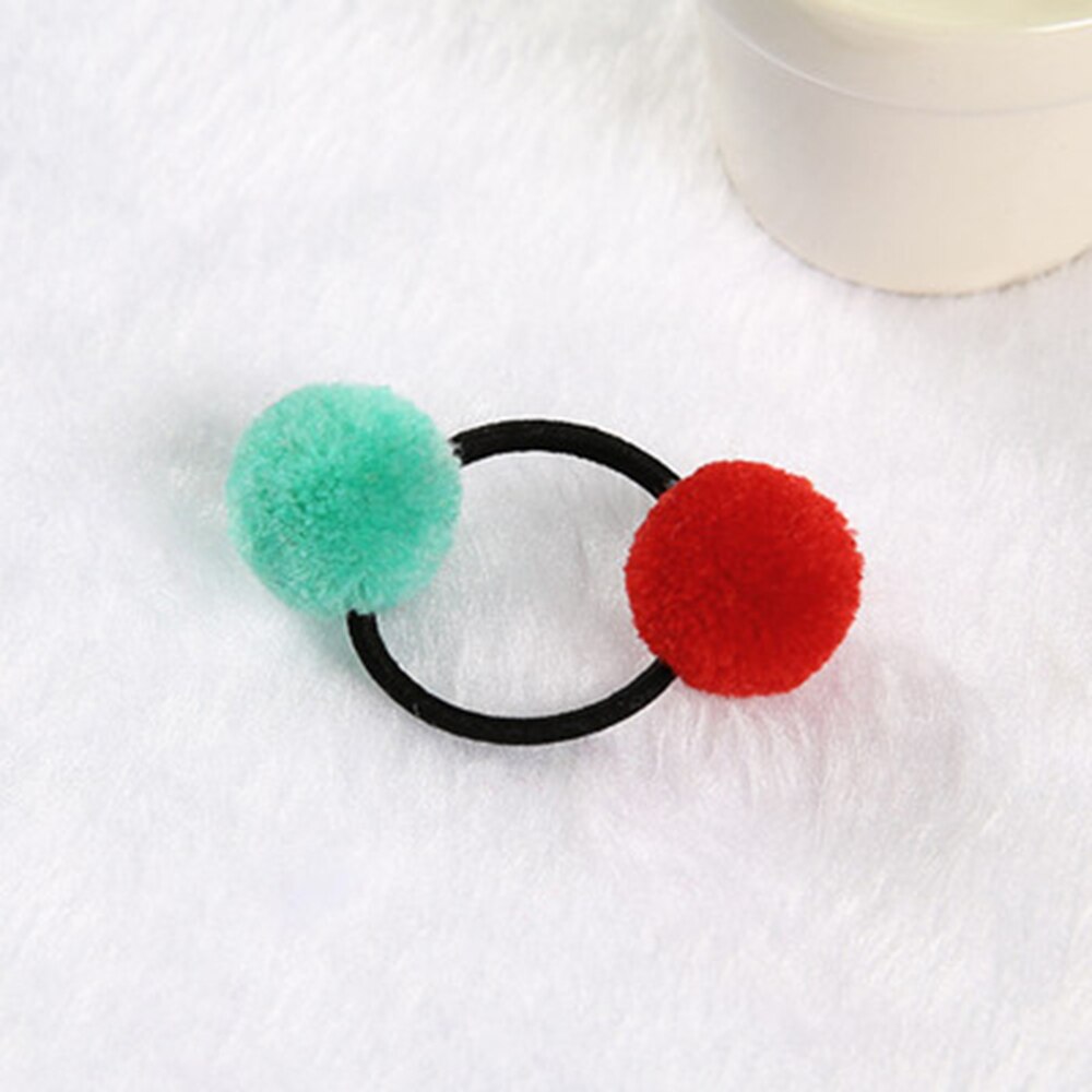 Linda diadema de terciopelo con lazo grande para niña 11 colores turbante anudado cinta para el pelo para infantes accesorios para niños: Hair Rope