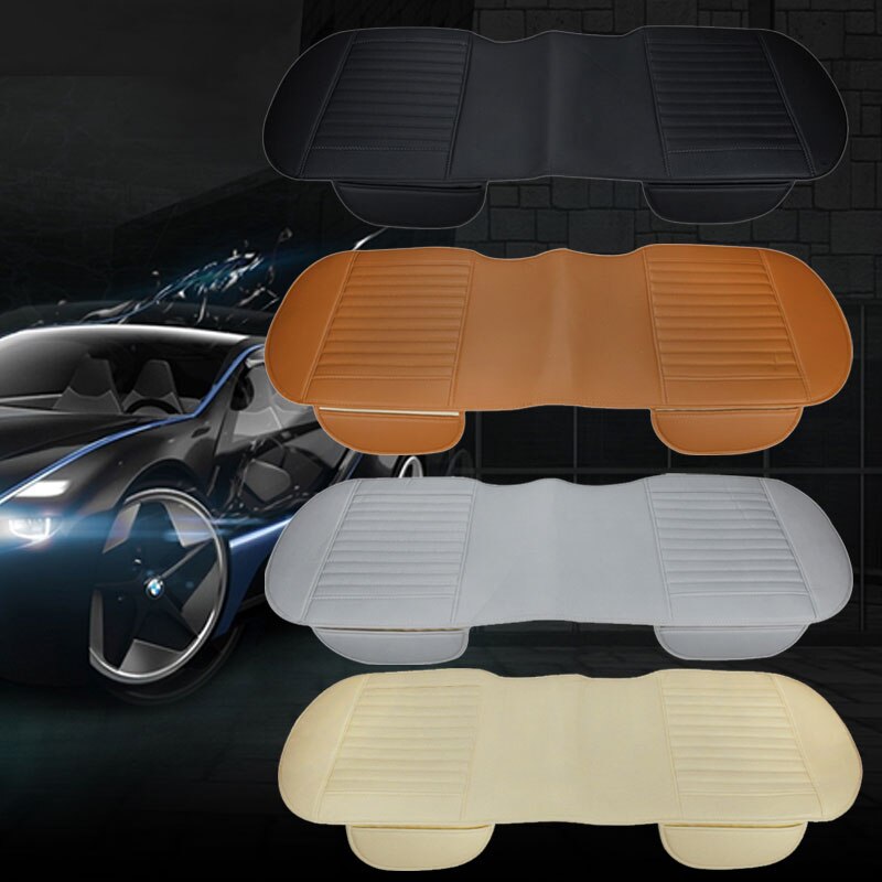 Universal Auto Car Seat Covers Protector Pad Mat Breathable PU Leather Car Front Rear Back Seat Cover Auto Seat Cushion 4 Colors