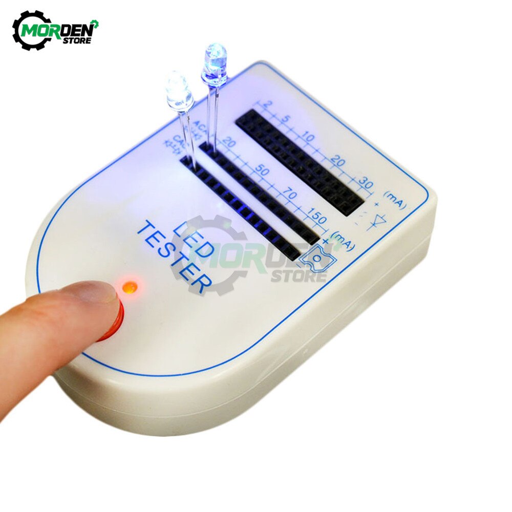 Mini testeur de boîte de Test LED 2 ~ 150ma, pour lampe à Diode électroluminescente, testeur de batterie d&#39;ampoule, dispositif pratique, outil de Test LED