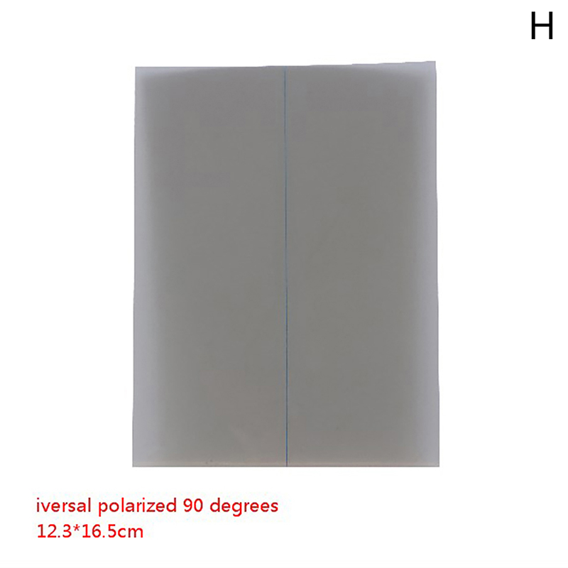 Various Sizes Polarizing Film Polarizer Watch Multimeter Calculator LCD Display Repair Polarization 0 Degree/90 Degree: PURPLE