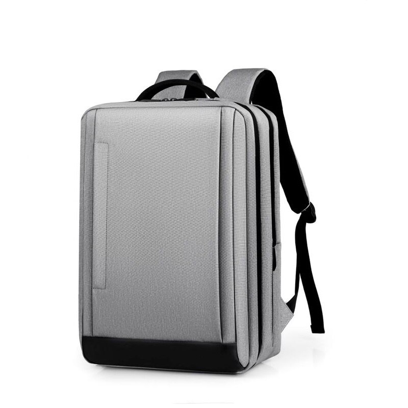 Men's backpack 15.6 Inch Laptop Backpacks Business Notebook Mochila Waterproof Back Pack USB Charging Travel Bags student bag: Set 2