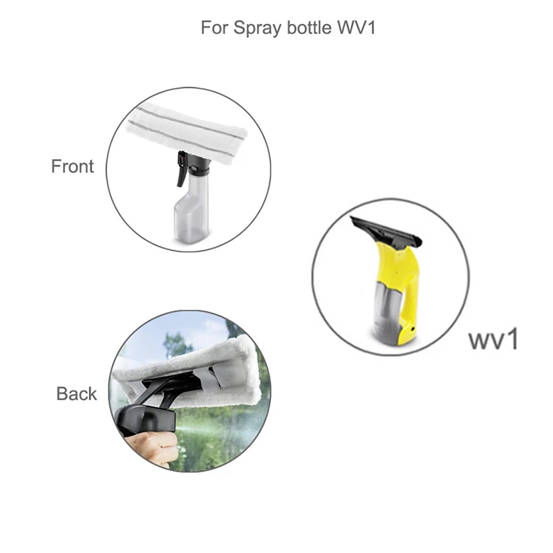 Voor Karcher Wv1 Wv50 Wv75 Wv2 Wv5 Mop Hoofd Vervanging Reserveonderdelen Microfibre Glazenwasser Machine Dweil Doeken Accessoires
