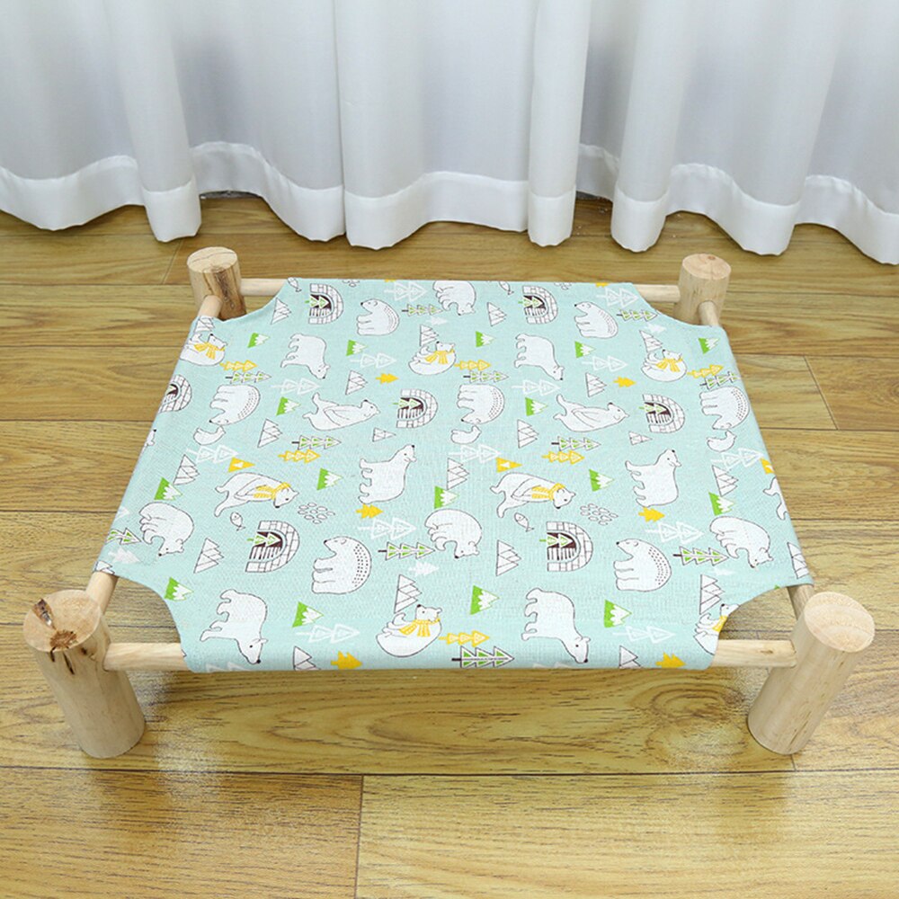 Hamaca de mascota desmontable, producto para mascotas, tumbona perezosa para perros, cachorro, gato, alfombrilla, cojín, casa de gato, animales, sofá, gato, accesorios para cama: green