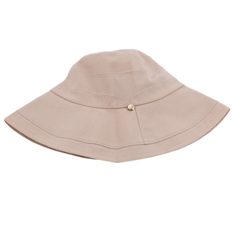 Grand chapeau d'été pour femme, couvre-chef de pêcheur de plage, Panama, Simple, uni, Hip Hop exquis, soleil, pêche en plein air, léger