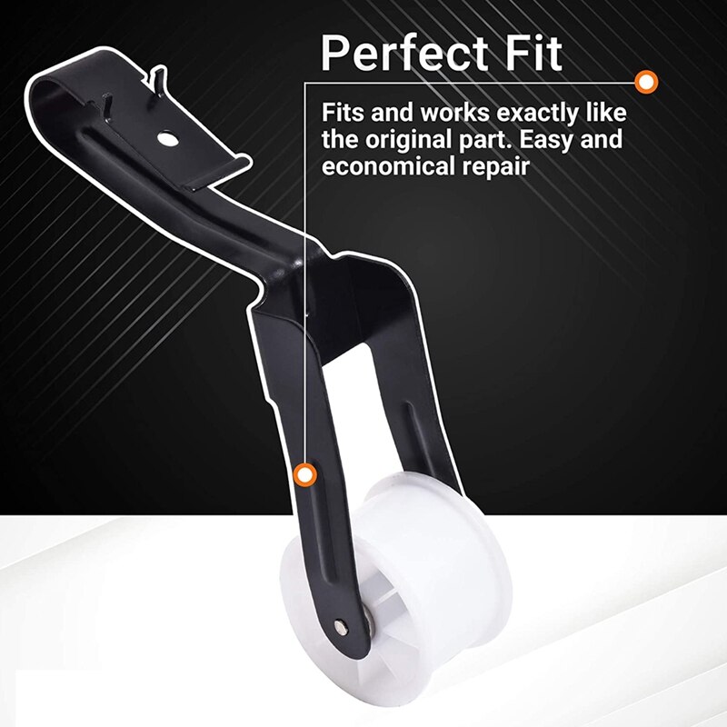 691366 Dryer Idler Pulley Replacement Part Exact Fit for Whirlpool Kenmore Dryers Replaces AP6010582 PS11743765