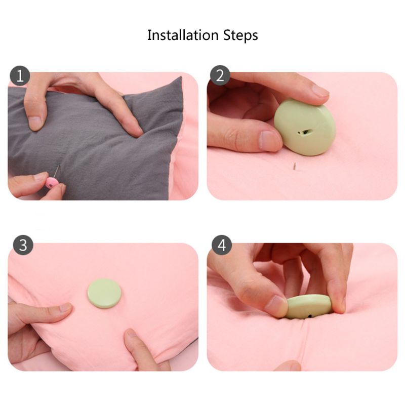 8 Stks/set Quilt Fasteners Lange/Korte Pin Dekbed Clips Deken Houder Sluiting Quilt Trooster Grijper Klem Knop Sheet Fasteners