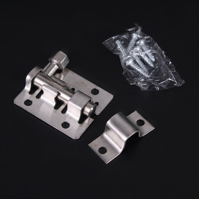 1pcs1.5 inch Door Bolts Stainless Steel Latch Lock Slide Locker Window Cabinet Box Cupboard Home DIY Furniture Hardware