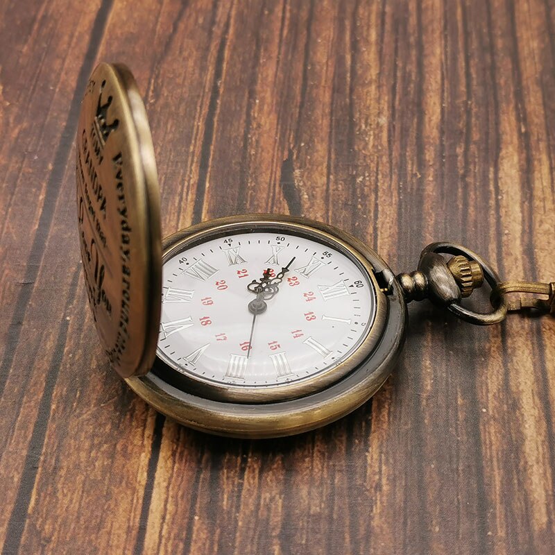 Retro kæde den største kærlighed lommeur halskæde til bedstefar reloj skyrim ur