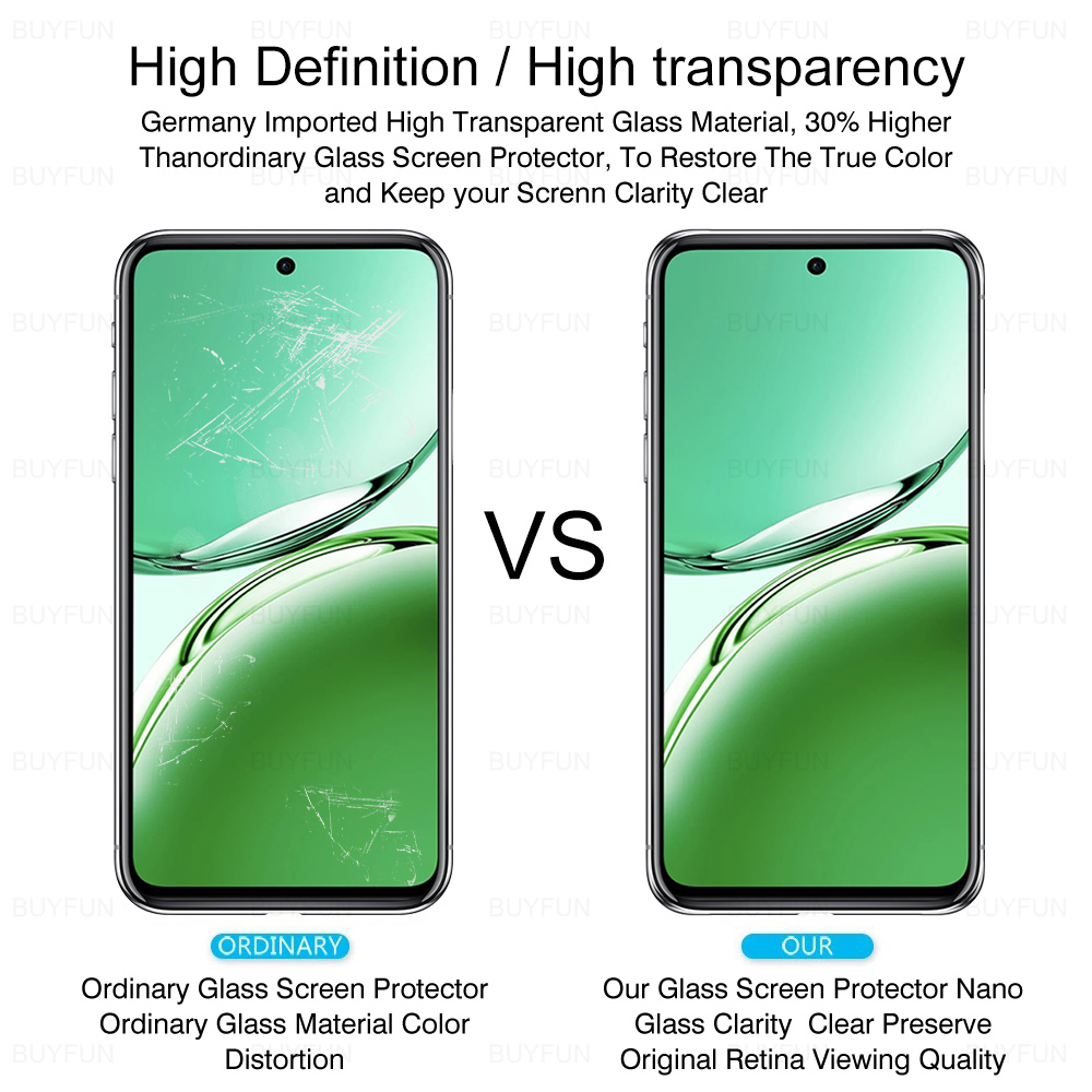 5Pcs Reno11F Glass Screen Protector For Oppo Reno12 F Reno11 F 5G Tempered Glass Protect Film OppoReno12F Reno 11 12 F 11A Cover