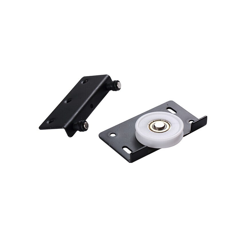 1pcs Iron Pulley Cabinet Moving Door Solid Wood Wardrobe Door Wheel Track Wheel Sliding Door Mute Pulley Furniture Parts
