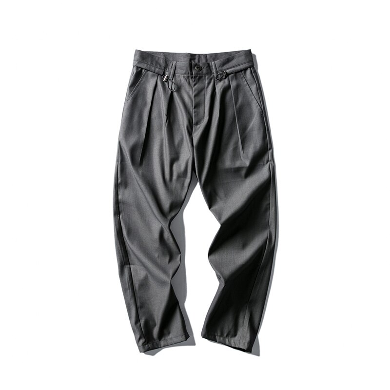 Hommes Vintage costume décontracté pantalon homme Streetwear Hip Hop sarouel ample japon Style pantalon veste pour homme coton, polyester