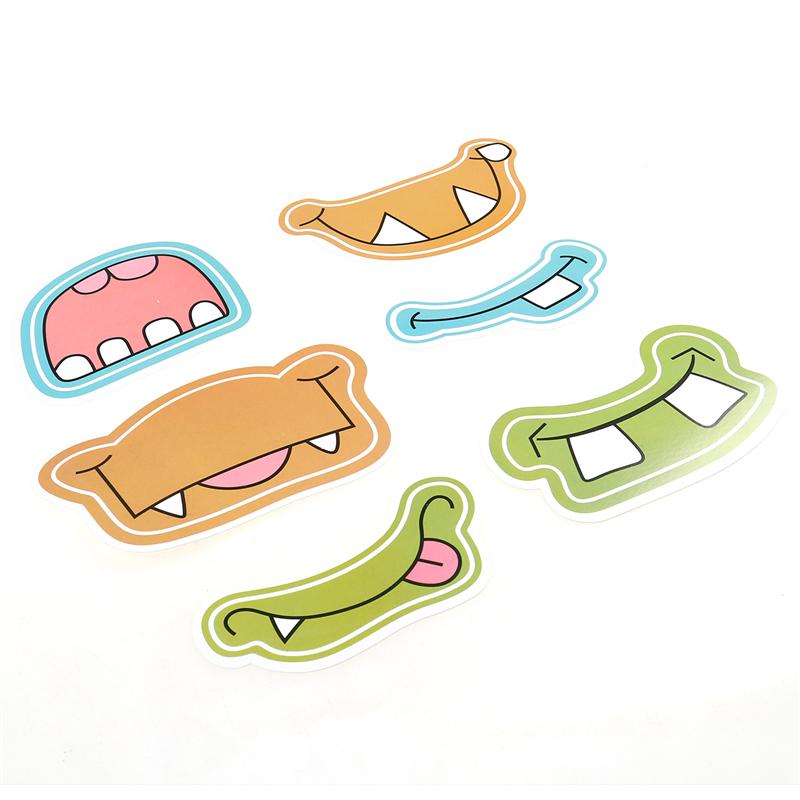 6 stuks grappige cartoon foto-rekwisieten met stokbaard snor gezicht fotohokje poseerrekwisieten voor feest bruiloft