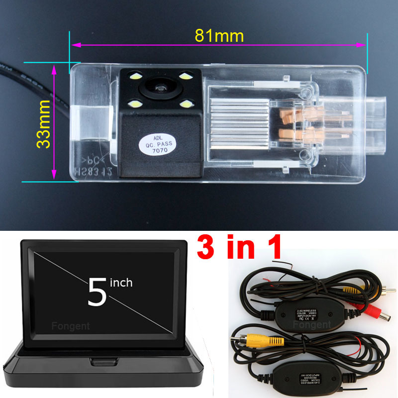 For Renault Fluence Clio 4 Captur Reverse Rear View Wireless Parking Back Up Off OAutomobile Camera Monitors