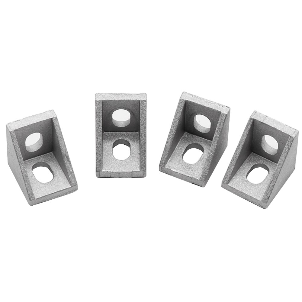2/4 Stück Aluminiumprofil Eckwinkelverbinder Verschluss mit Mutter + M5 Flachkopfschraube für V-Slot 3D-Druckerteile