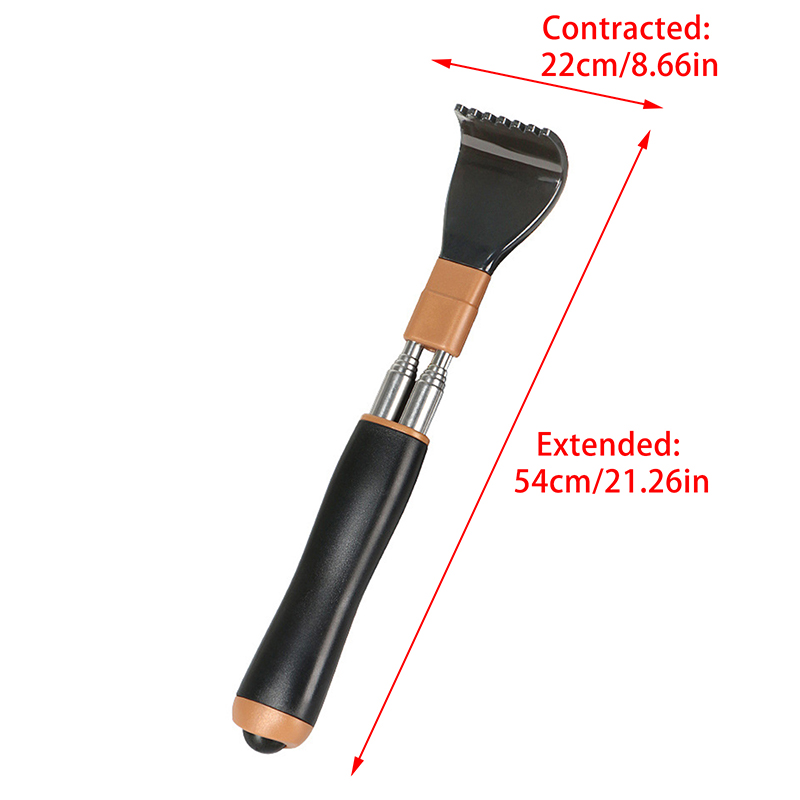 Gratte-dos télescopique Portable rétractable en acier inoxydable, outil de Massage des démangeaisons, grattoir Double pôle réglable,