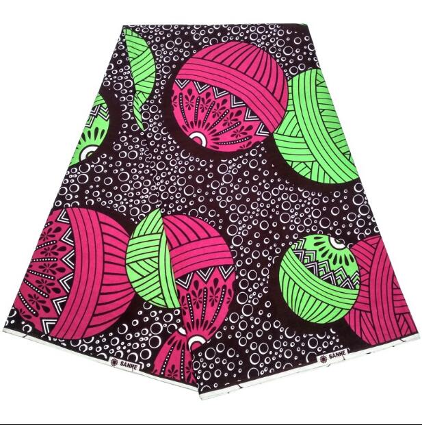 African Super Wax African wax fabric Cotton 6 Yards For dress Print