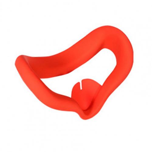 Weiche, schweißabweisende und lichtundurchlässige silikon-augenschutzhülle für oculus quest 2: Rot