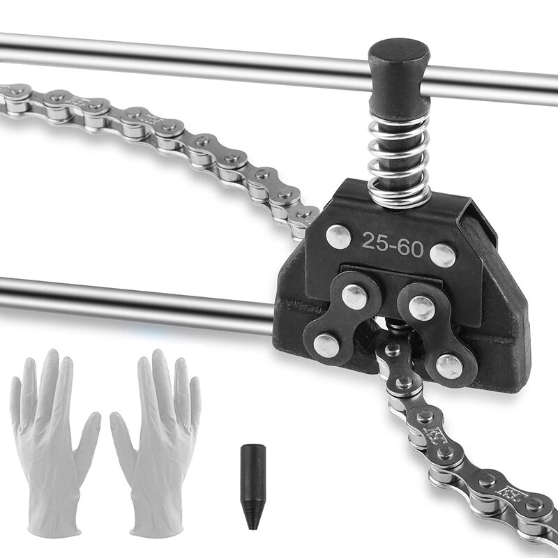 Roller Chain Breaker Detacher Cutter Tool 25 60 415H,428H, 520,530for Bicycle Motorcycle Go Kart ATV Chains Replacement