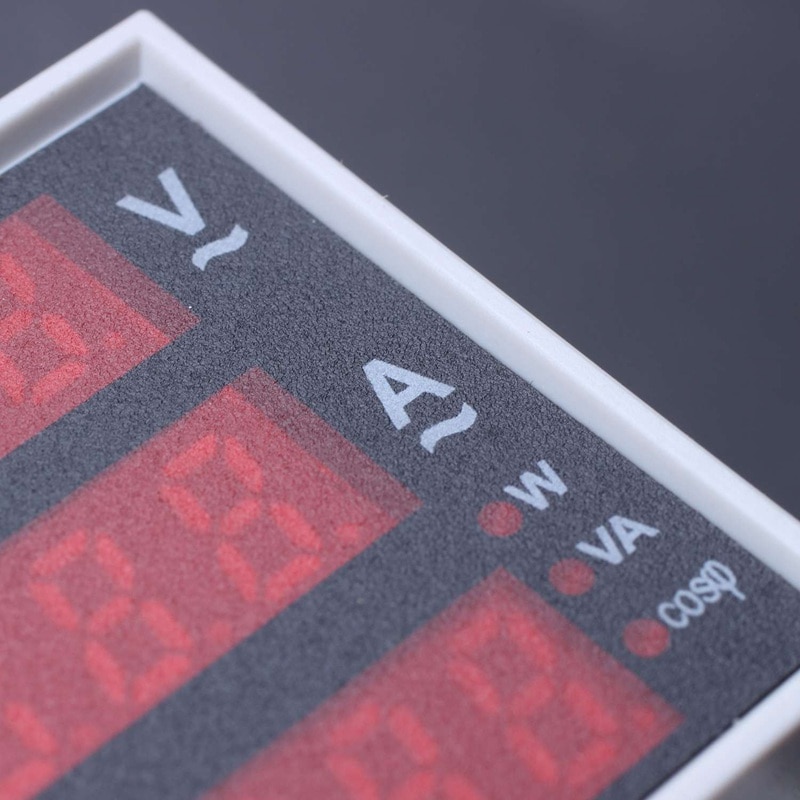 AC80-300V/100A Digital Energy Meter Din Rail LED Active Power Factor Multi-Functional Power Met Power Meter