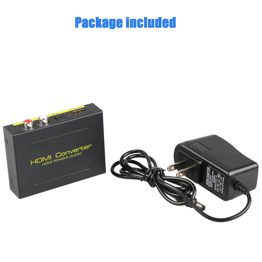 Audio Extractor Splitter Met Usb Kabel 1080P Hdmi Naar Spdif Optische Rca L/R Analoge Audio Extractor converter Splitter #922