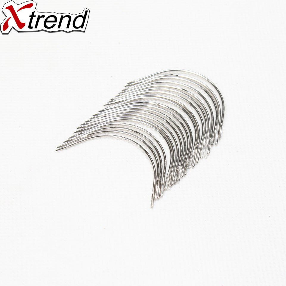 1set Hair Weaving Needles &amp; Thread Set (20pcs C Stainless Weaving Needle Needles +1 Spool Polyster Cotton Hair Weaving Thread)