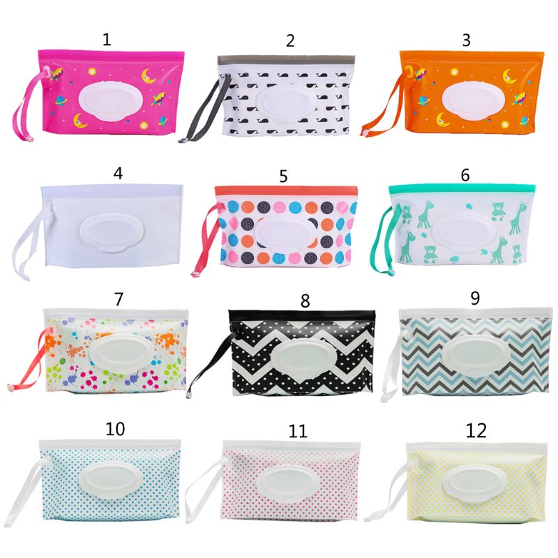 Draagbare Baby Natte Doekjes Doos Doekjes Container Milieuvriendelijke Dragen Clamshell Cosmetische Schoonmaken Doekjes Gevallen