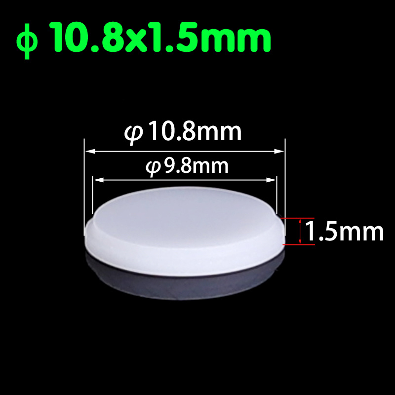 Custom Diffuse Reflectie Sheet Diameter 10.8Mm Stapte Diffuse Reflectie Glas Polytetrafluorethyleen Reflectie Vel