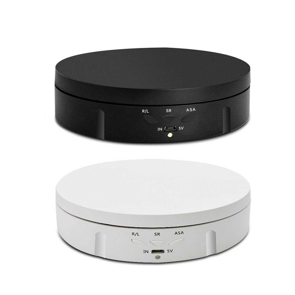 Charging Automatic Turntable Live Turntable Jewelry Electric Rotating Table 360 Degree Rotate Panoramic Display Table