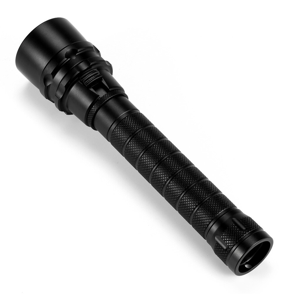 Waterdichte 3x XM-L2 Geel Licht LED Duiken Zaklamp Zaklamp Met Traploos dimmen schakelaar voor Outdoor Onder Water Sport