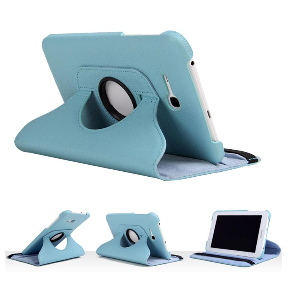 360 Degree Rotating Case For Samsung Galaxy Tab 3 Lite 7.0 Cover For Samsung Tab SM-T110 SM-T111 SM-T113 SM-T116 Tablet Case