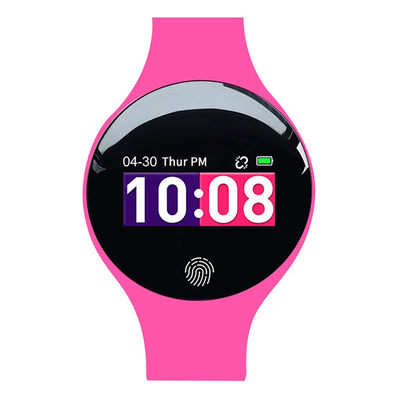 Children's Smart Bracelet Sport Fitness Pedometer Smart Wristband Waterproof Bluetooth Smart Clock For Boy Girls Kids Watch: red