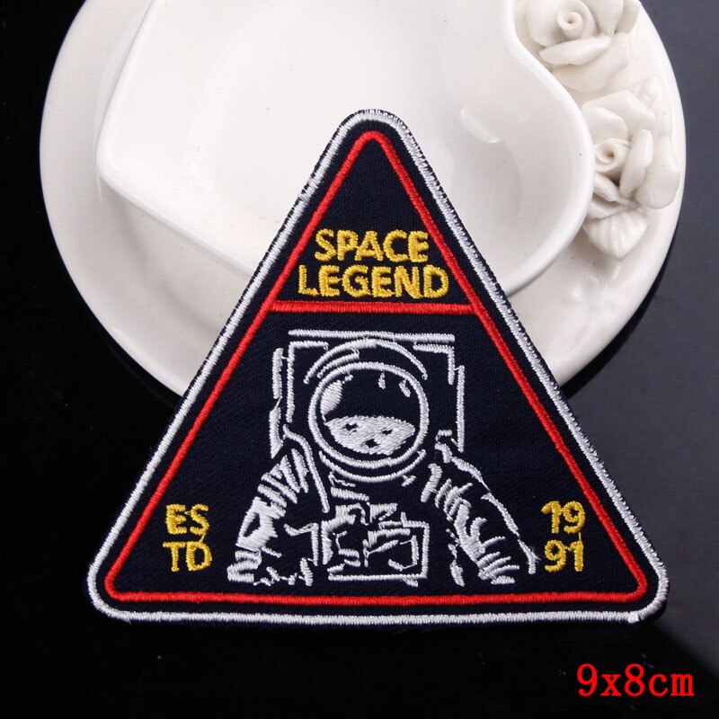 Diy Alien Patches Ijzer Op Patches Voor Kleding Borduren Patch Ufo Applicaties Custom Planet Stickers Strepen Badges Op Kleding: PE4647CT