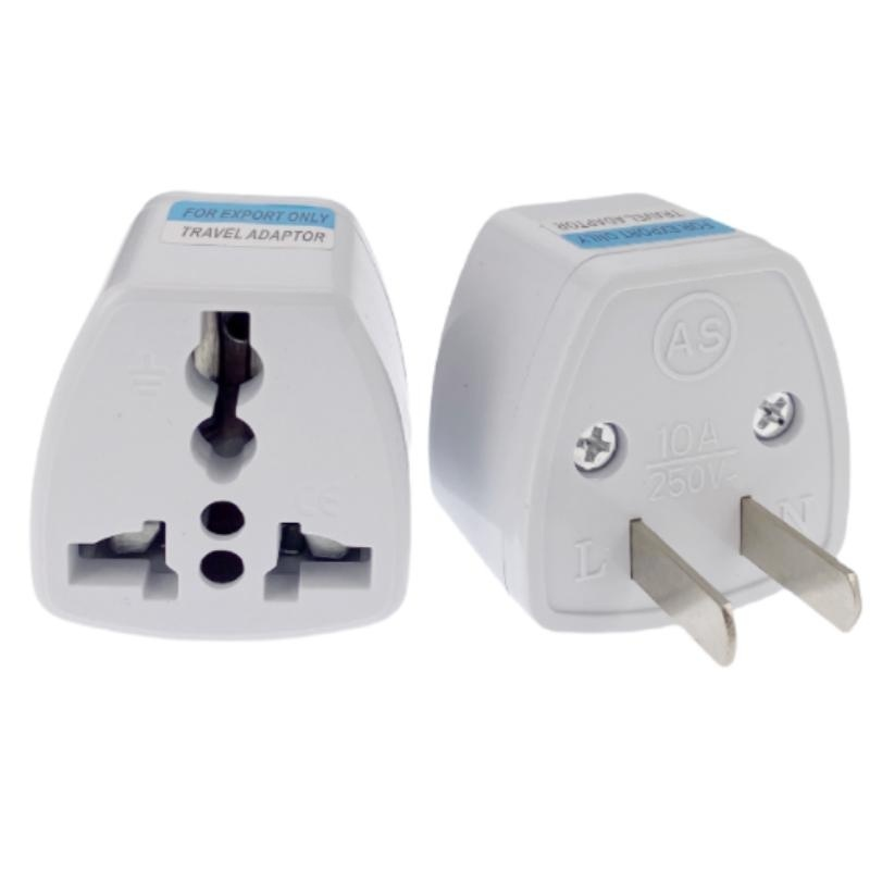 Universell japan cn oss pluggadapter internasjonal au storbritannia eu til usa amerikansk reise elektrisk pluggkonverter strømadapter stikkontakt