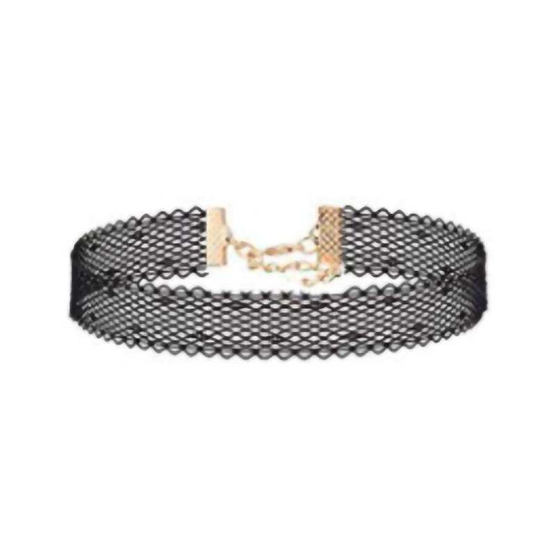 Kant Choker Ketting - Zwart Fluweel Hart Hanger - Gothic Nek Sieraden voor Dames