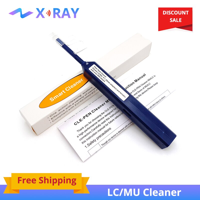 Lc Fiber Optic Connector Cleaner Pen 1.25 Mm 800 Keer Een Klik, Voor Lc Mu Adapters En Adereindhulzen
