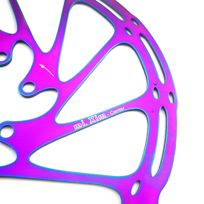 Mi.Xim Fahrrad Bremsscheibe Mittellinie mit 6 Stahl Schrauben für BMX