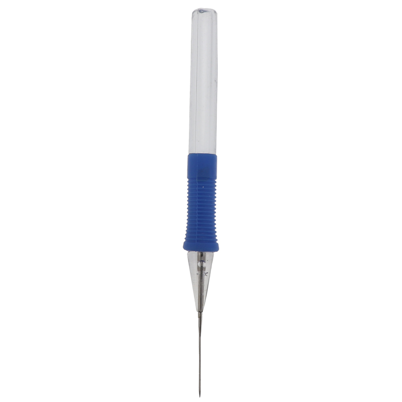 Pluma de fieltro de flores para coser, herramienta divertida de punción para lana de fieltro, agujas de reemplazo con artesanía hecha a mano, también con varias agujas
