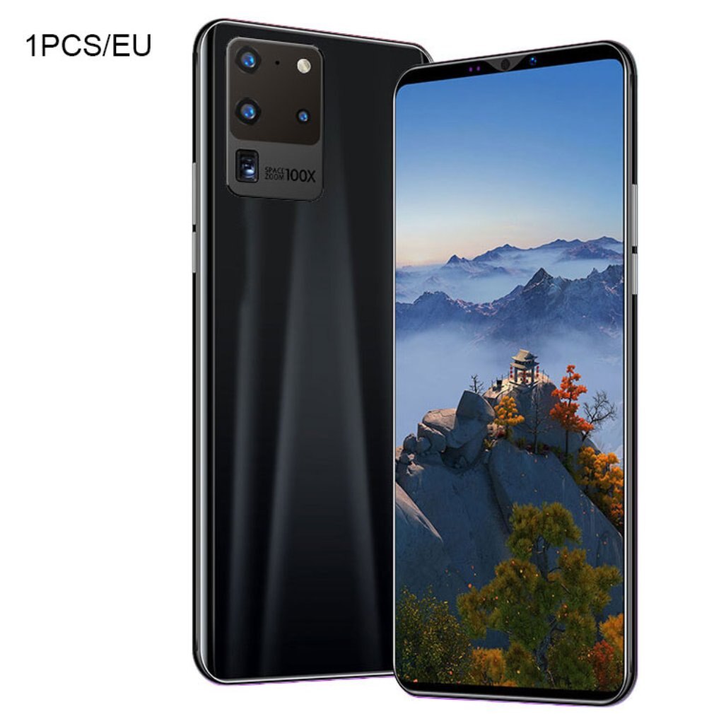S20 Profi Smartphone 5,8 Zoll Bildschirm Smartphone 512M + 4G Android Smartphone 3D Glas Überzogene Zurück Abdeckung Schwarz