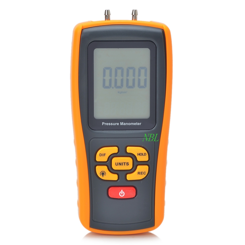 ! Multifunction Digital Pressure Manometer USB Interface (Can connect with PC)And Low Battery Indicator Function