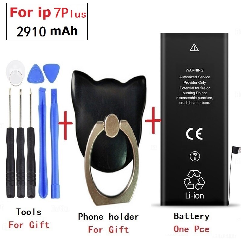 Original Kapazität Telefon Batterie Für iPhone 3gs 4 4s 5 5g 5c 5s 6 6g 6Plus 6s 6s Plus 7 7g 7 Plus 8 8 Plus Ersatz Batterien: for ip 7P