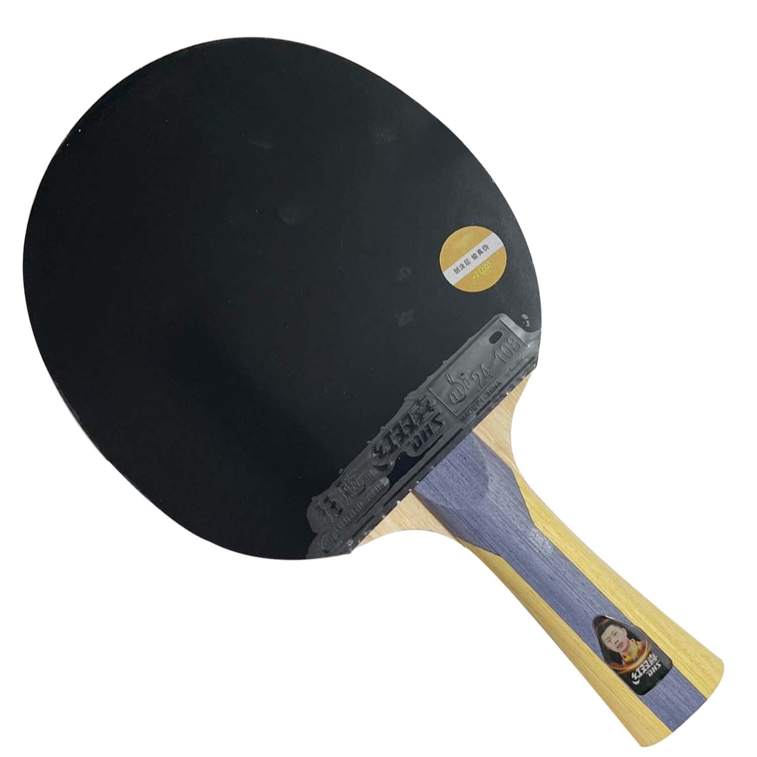 DHS 5002 Long Shakehand FL Table Tennis Ping Pong Racket + a Paddle Bag FL