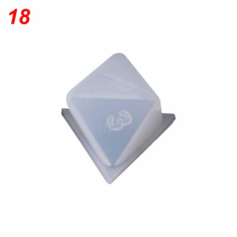 Würfel form DIY Kristall Epoxy Form Würfel Filet Form Multi-spec Digitale Spiel Silikon Form Würfel Machen Form epoxy harz formen: 18