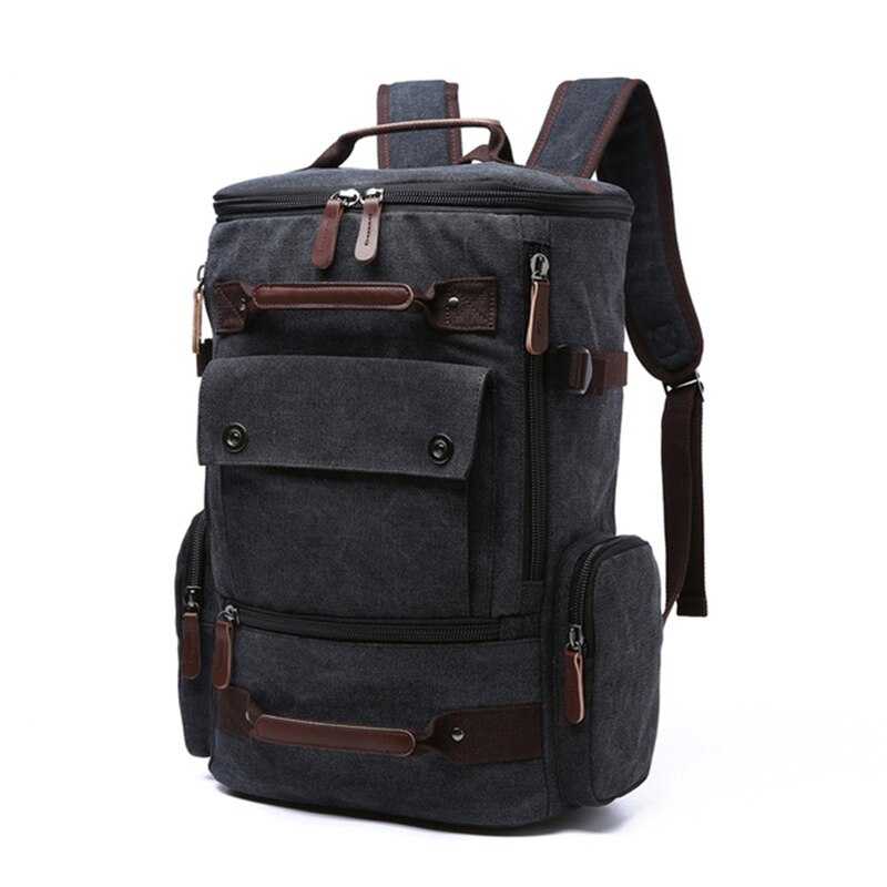 Backpack Vintage Canvas Backpack Men Travel School Bags Large Capacity Backpack Laptop Rucksack Sac a Dos Homme Mochilas Men&#39;s