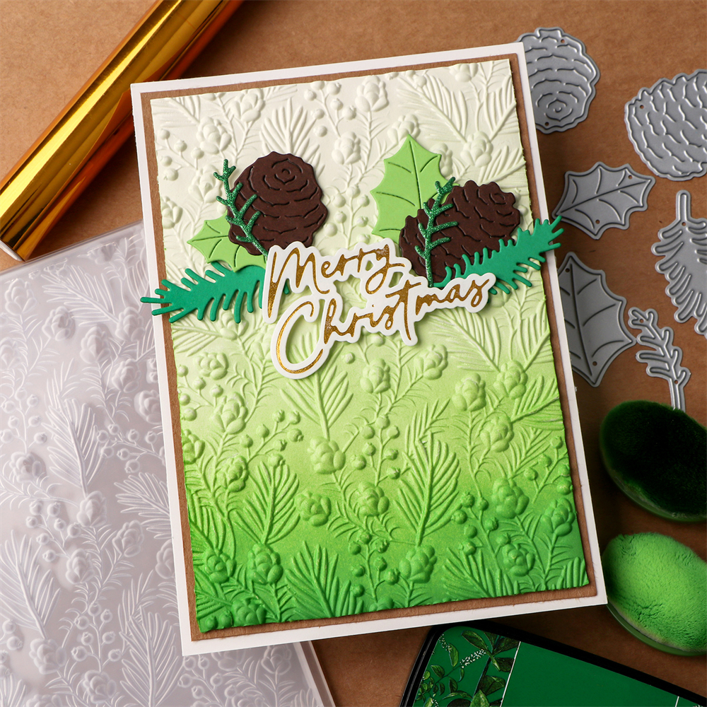 Carpeta en relieve 3D, materiales para álbum de recortes, suministros DIY, manualidad para , arte Deco, flor, álbum de fotos, fondo, fabricación de tarjetas de felicitación