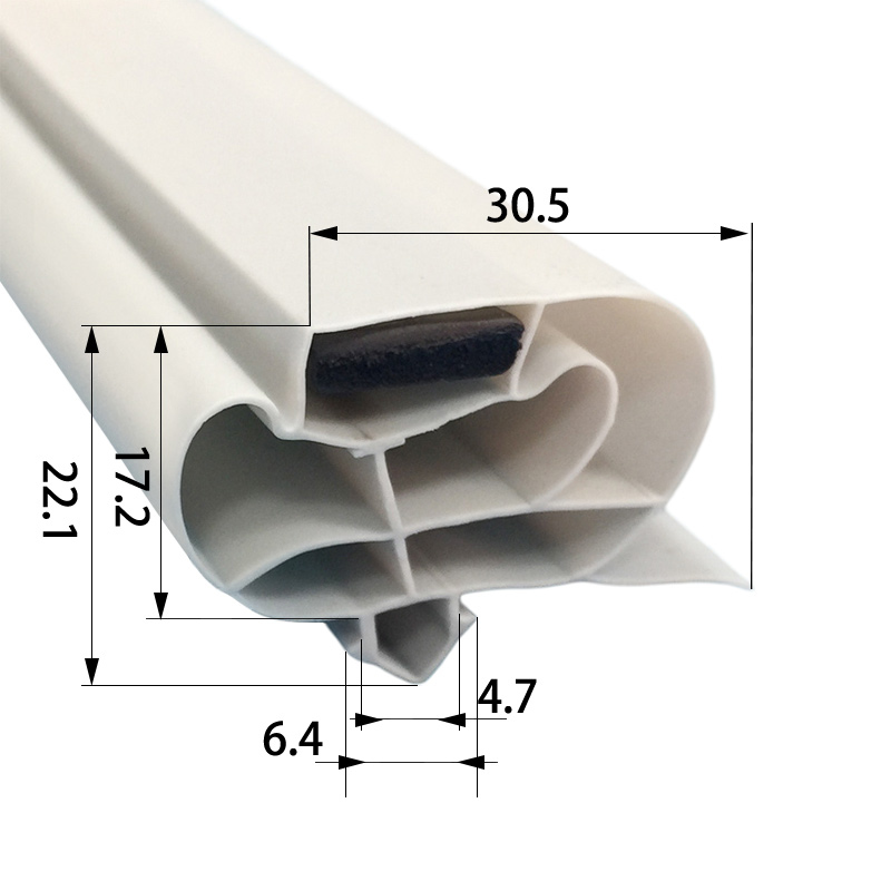 2.5-10m Refrigerator refrigerator seal with low temperature and thickening magnetic door seal for commercial household use: M / dark green