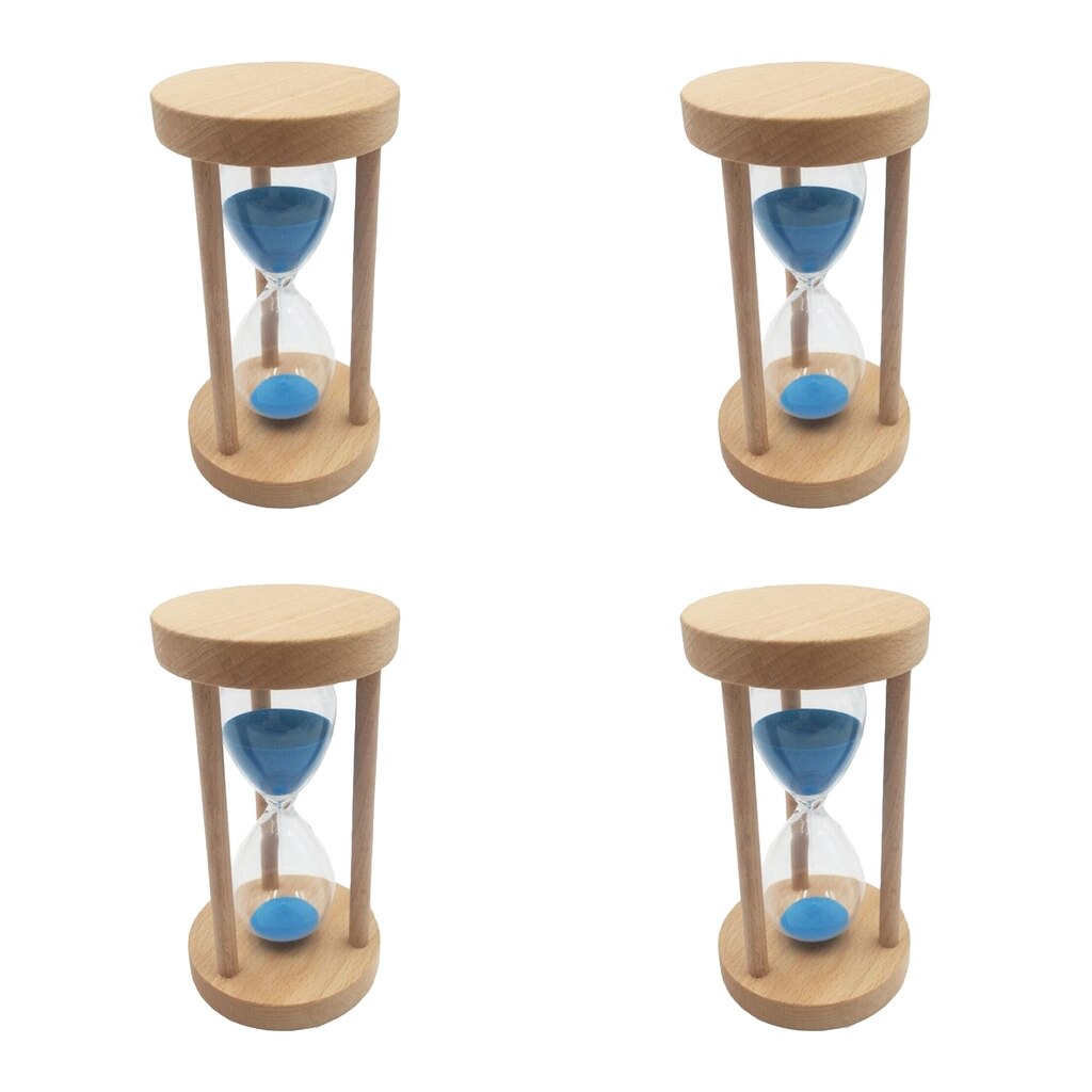 Wooden Frame Sand Timer Hourglass Sandglass For Coffee Tea Clock Party